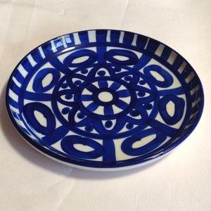 Dansk international arabesque cobalt blue white  7 7/8 salad plate
